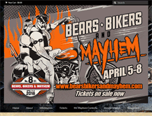 Tablet Screenshot of bearsbikersandmayhem.com